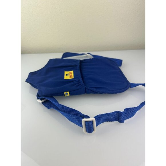 Build-a-Bear Blue Stuffed Animal Backpack Carrier Blue Toy Accessory Fabric VTG - Picture 4 of 10
